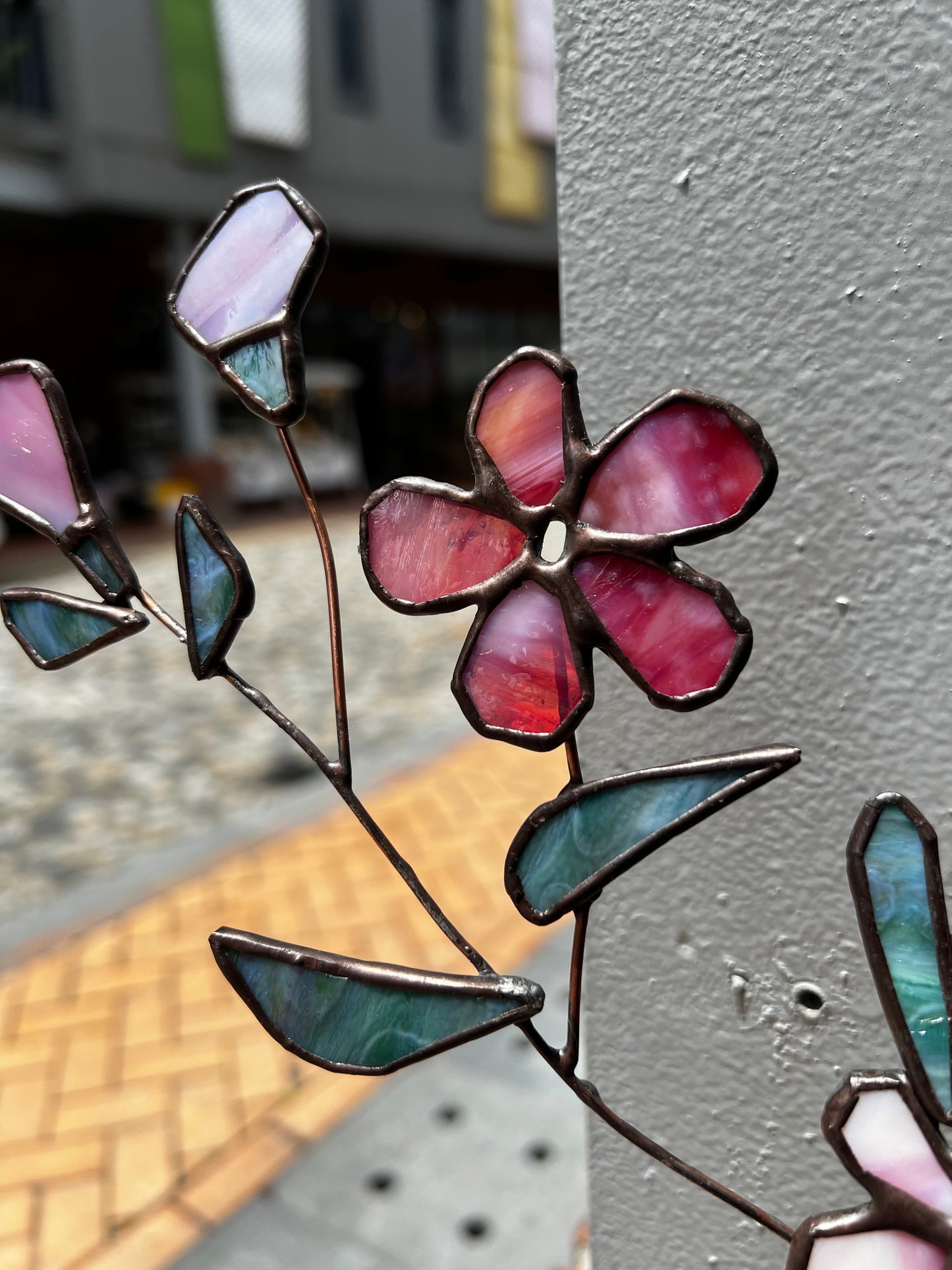 Sakura Flower 鑲嵌玻璃(P)