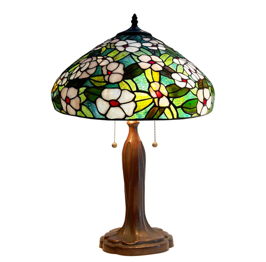 White daffodil Tiffany Lamp 蒂芬妮燈