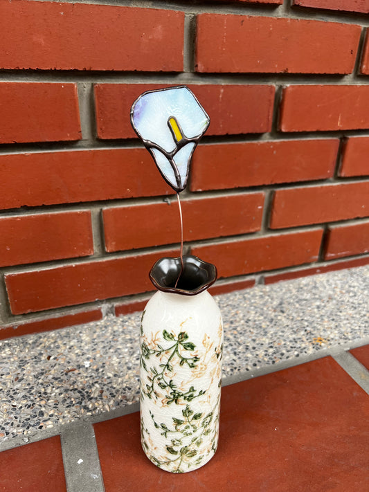 Calla Lily Flower 鑲嵌玻璃