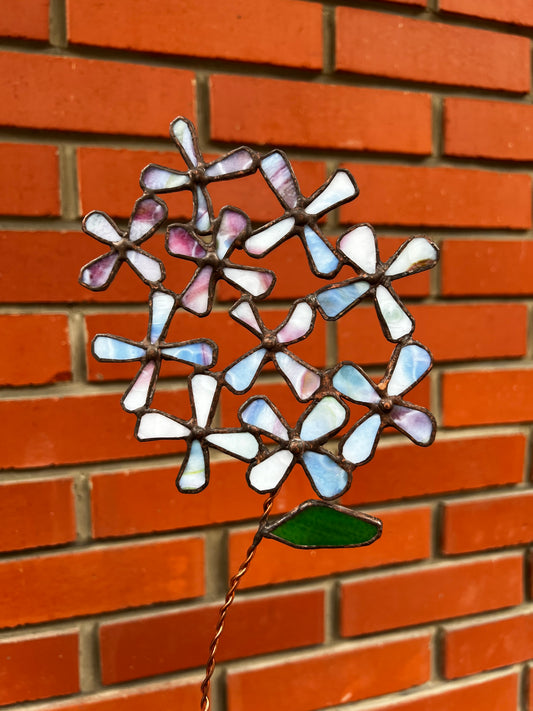 Hydrangea bouquet 鑲嵌玻璃