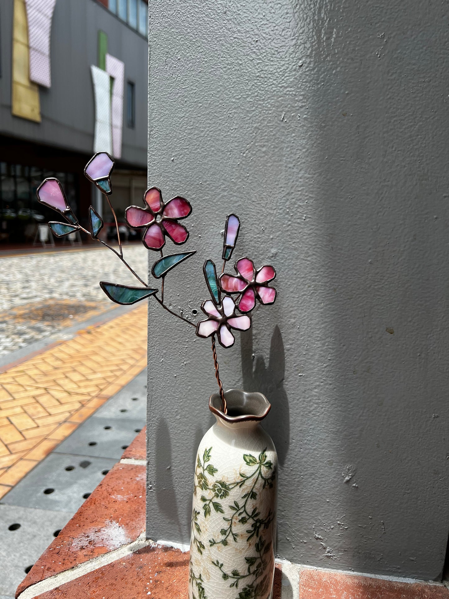 Sakura Flower 鑲嵌玻璃(P)