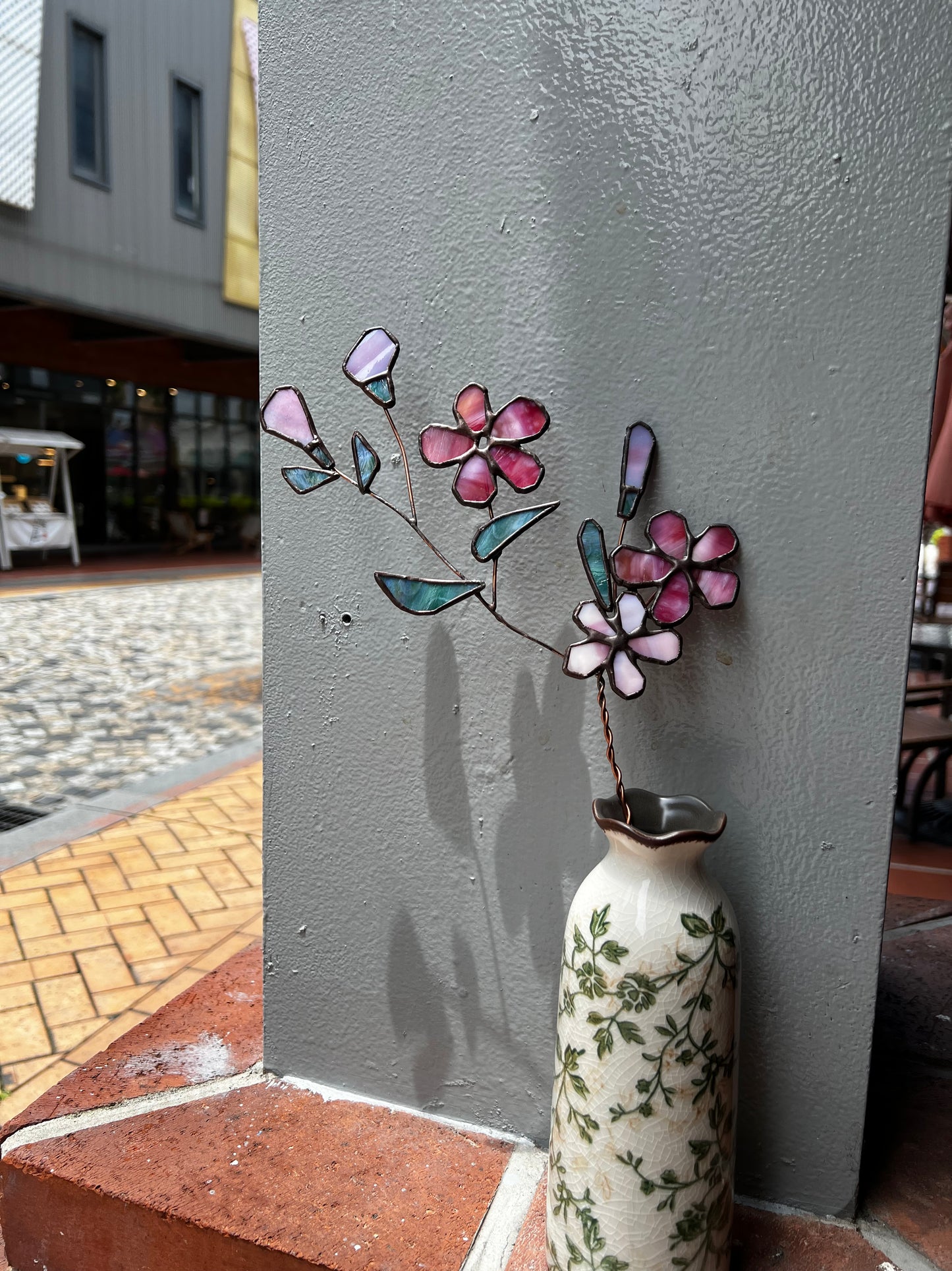 Sakura Flower 鑲嵌玻璃(P)