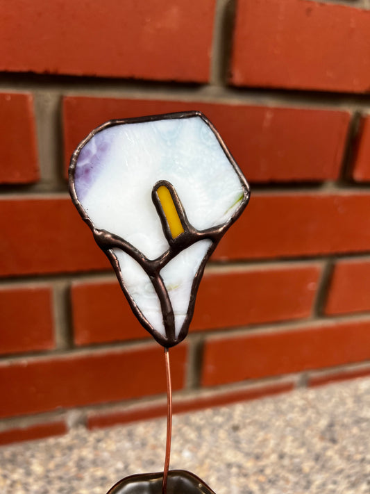 Calla Lily Flower 鑲嵌玻璃