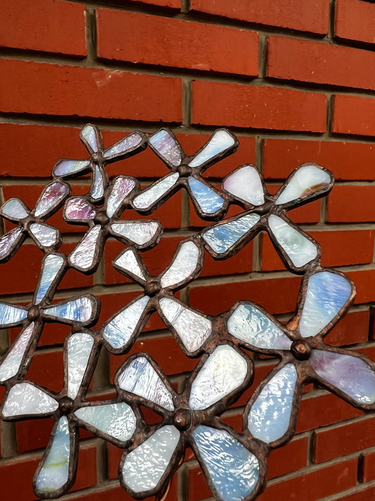 Hydrangea bouquet 鑲嵌玻璃