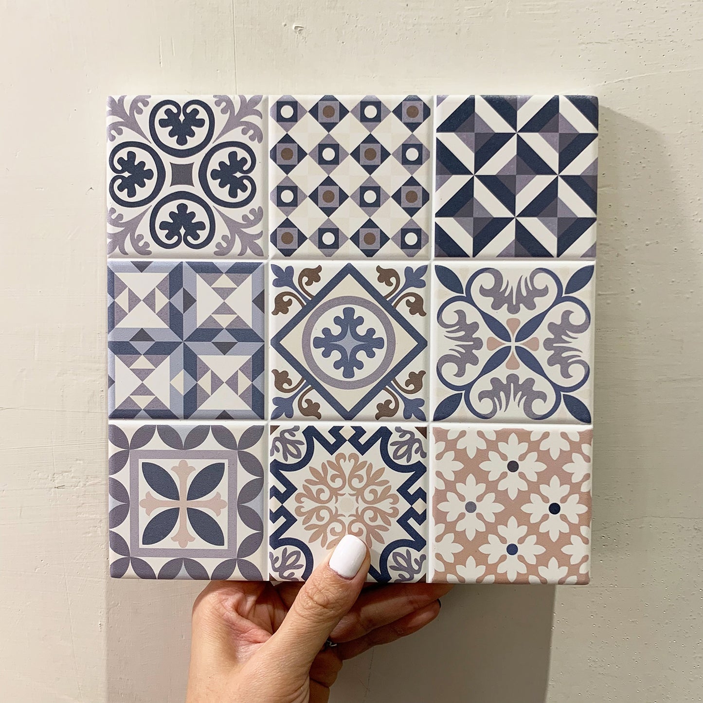 陶瓷隔熱鍋墊-黑白方形