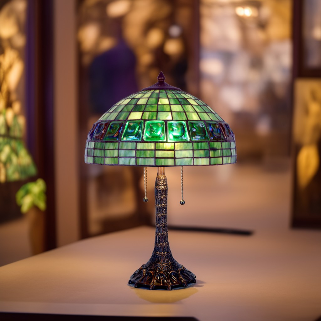Geomertic Tiffany Lamp 經典款格子蒂芬妮燈