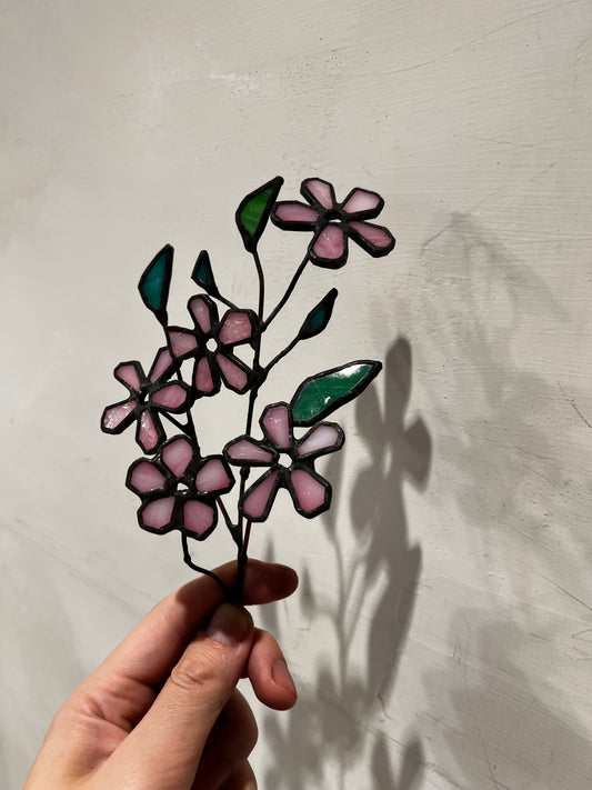 Sakura Flower 鑲嵌玻璃(粉色)