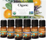 Cliganic 6件組合 100%有機純香氛精油