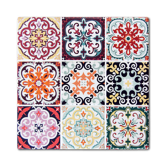 陶瓷隔熱鍋墊-繽紛方形