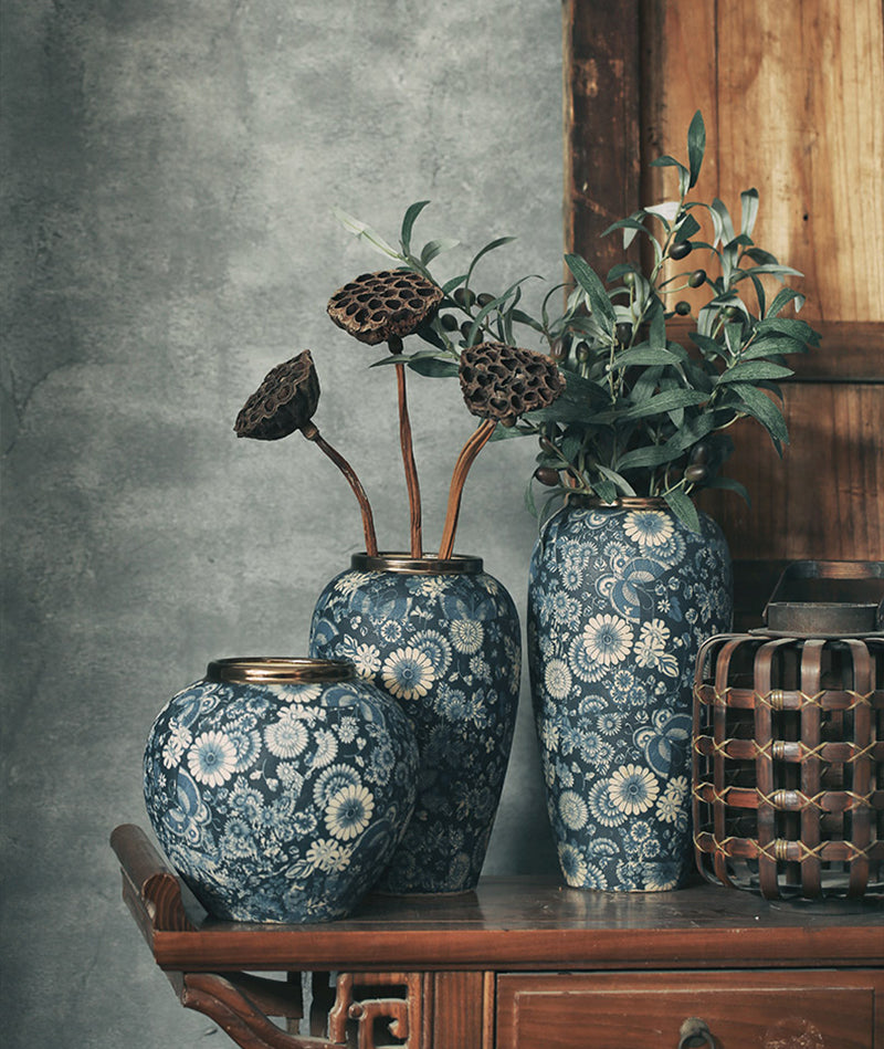 歐式青花陶瓷花瓶 鶯歌製造
