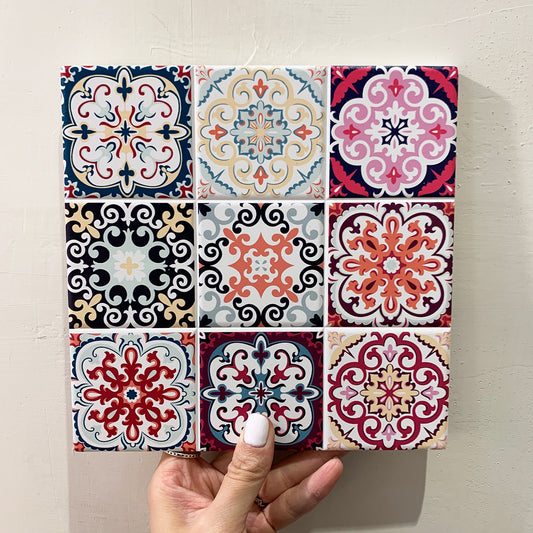 陶瓷隔熱鍋墊-繽紛方形