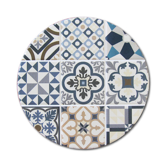 陶瓷隔熱鍋墊-黑白圓形